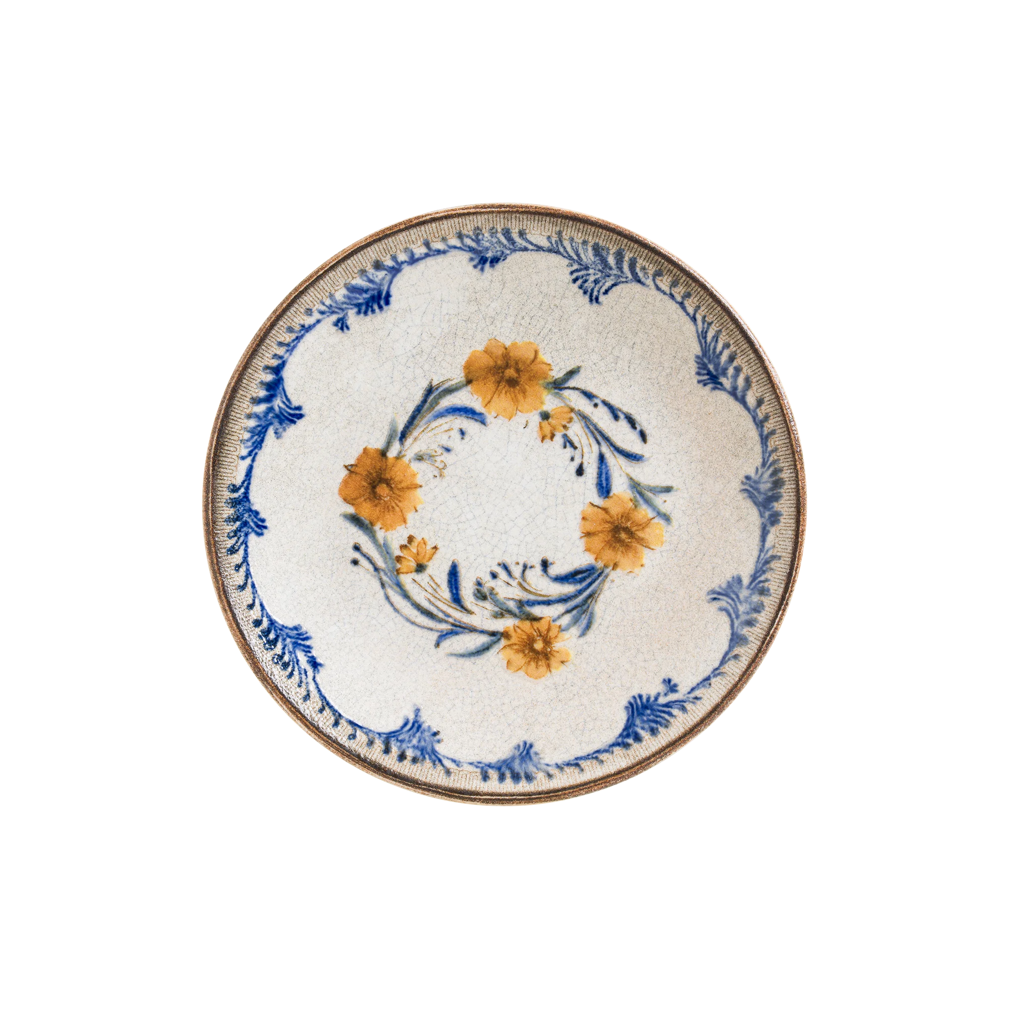 Retro Floral Gourmet farfurie întinsă