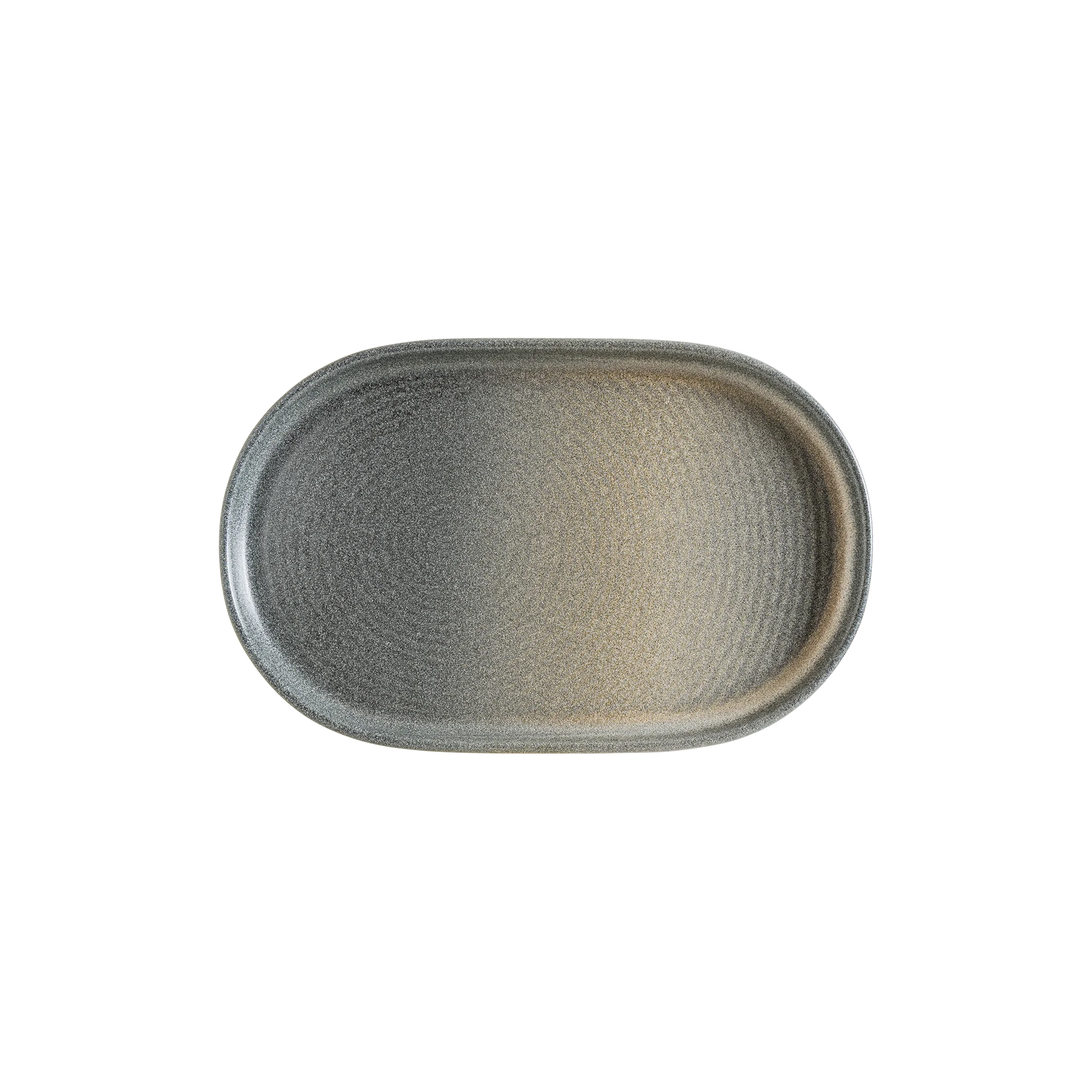 Hornfels Ripple farfurie ovală