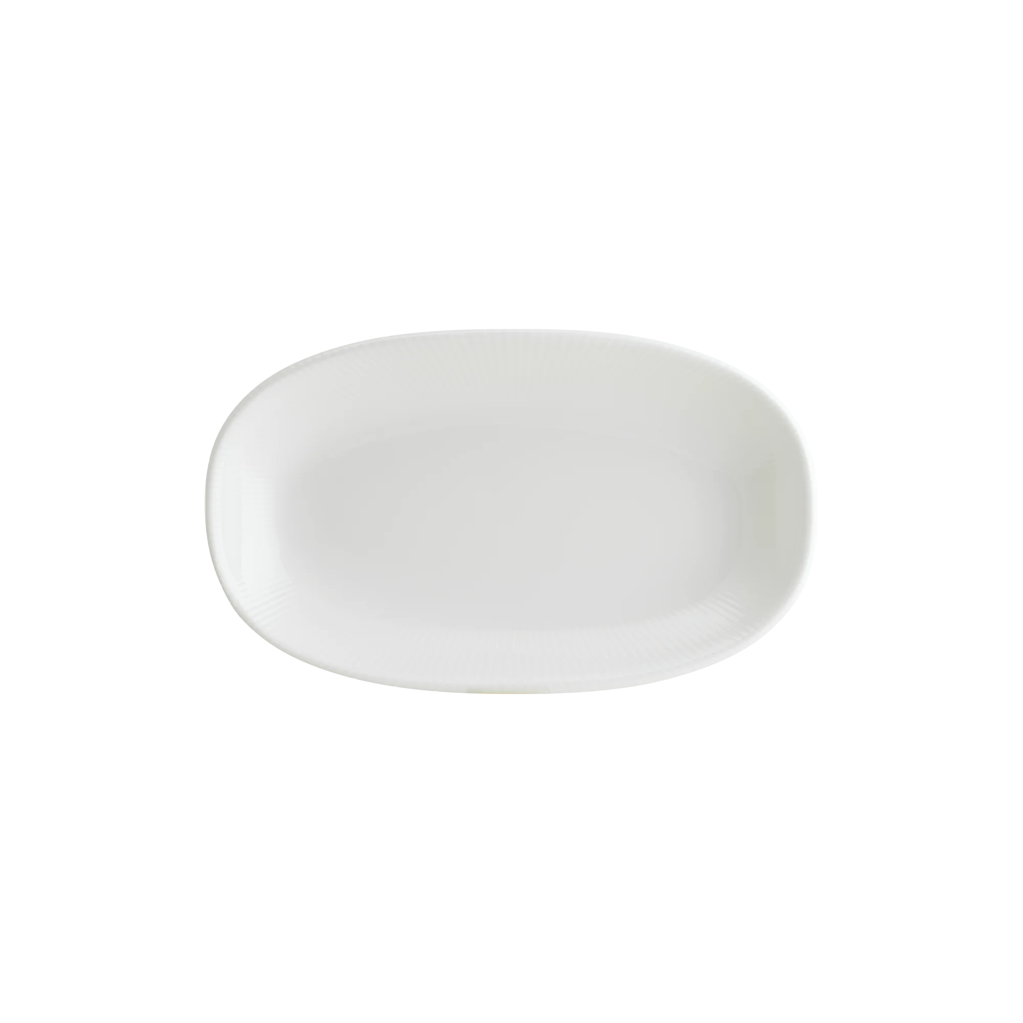 Iris White Gourmet farfurie ovală — fotografia 5