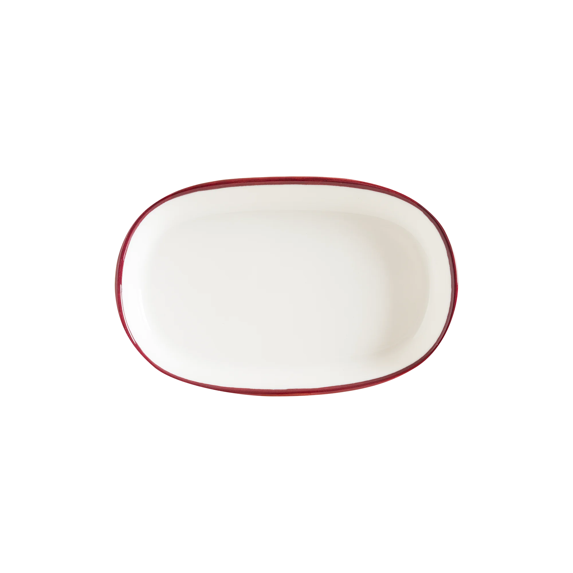 Linea Burgundy Hygge farfurie ovală
