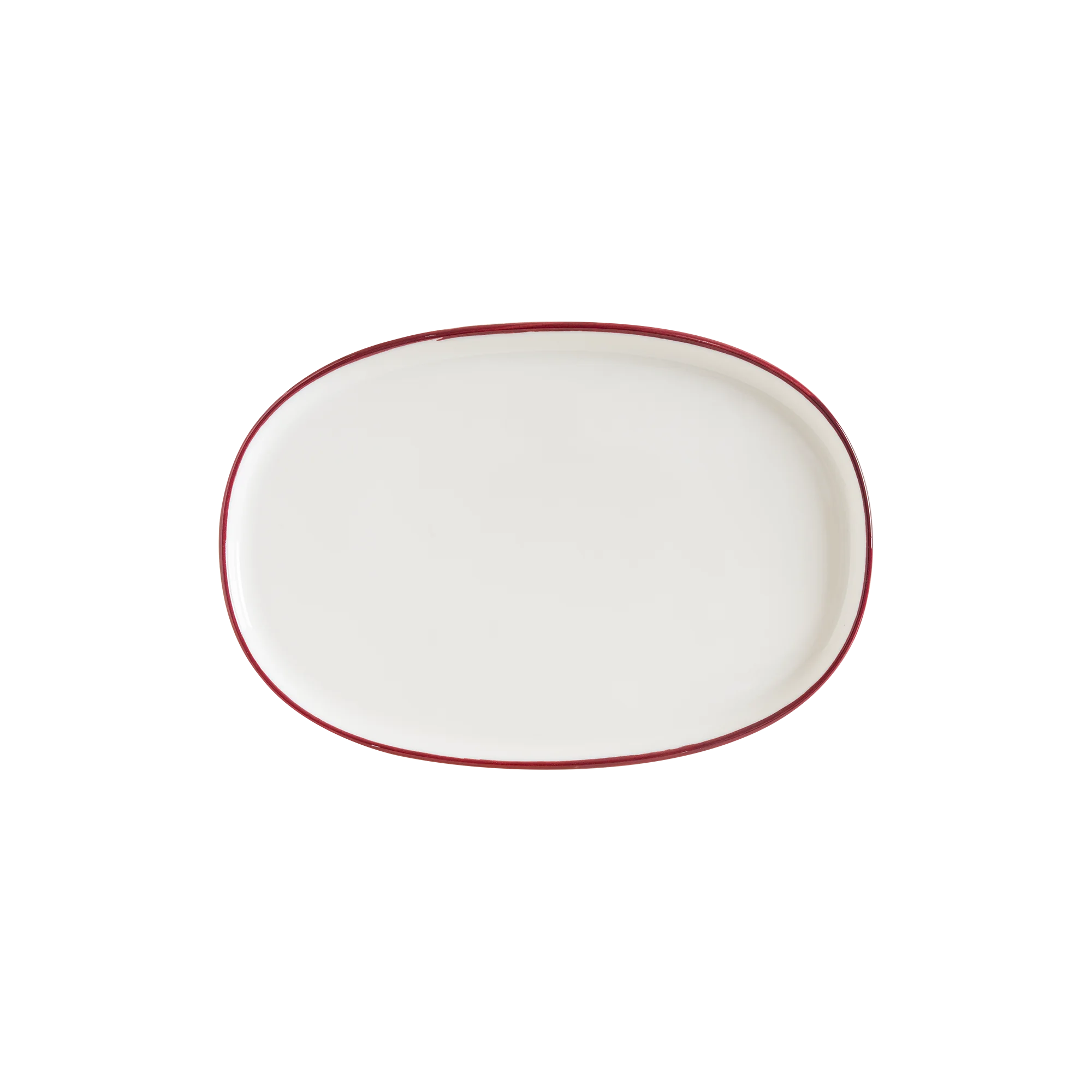 Linea Burgundy Hygge farfurie ovală