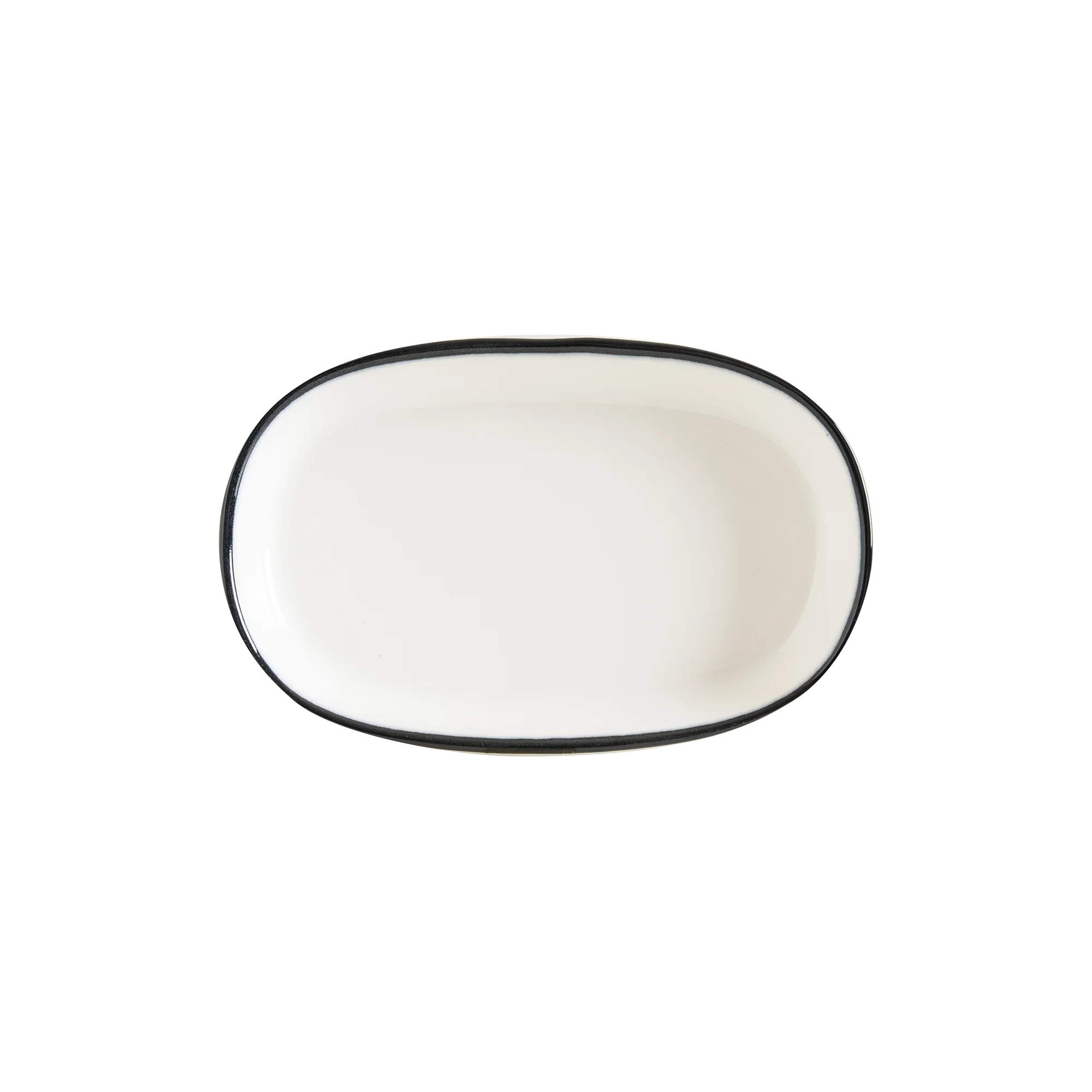 Linea Black Hygge farfurie ovală