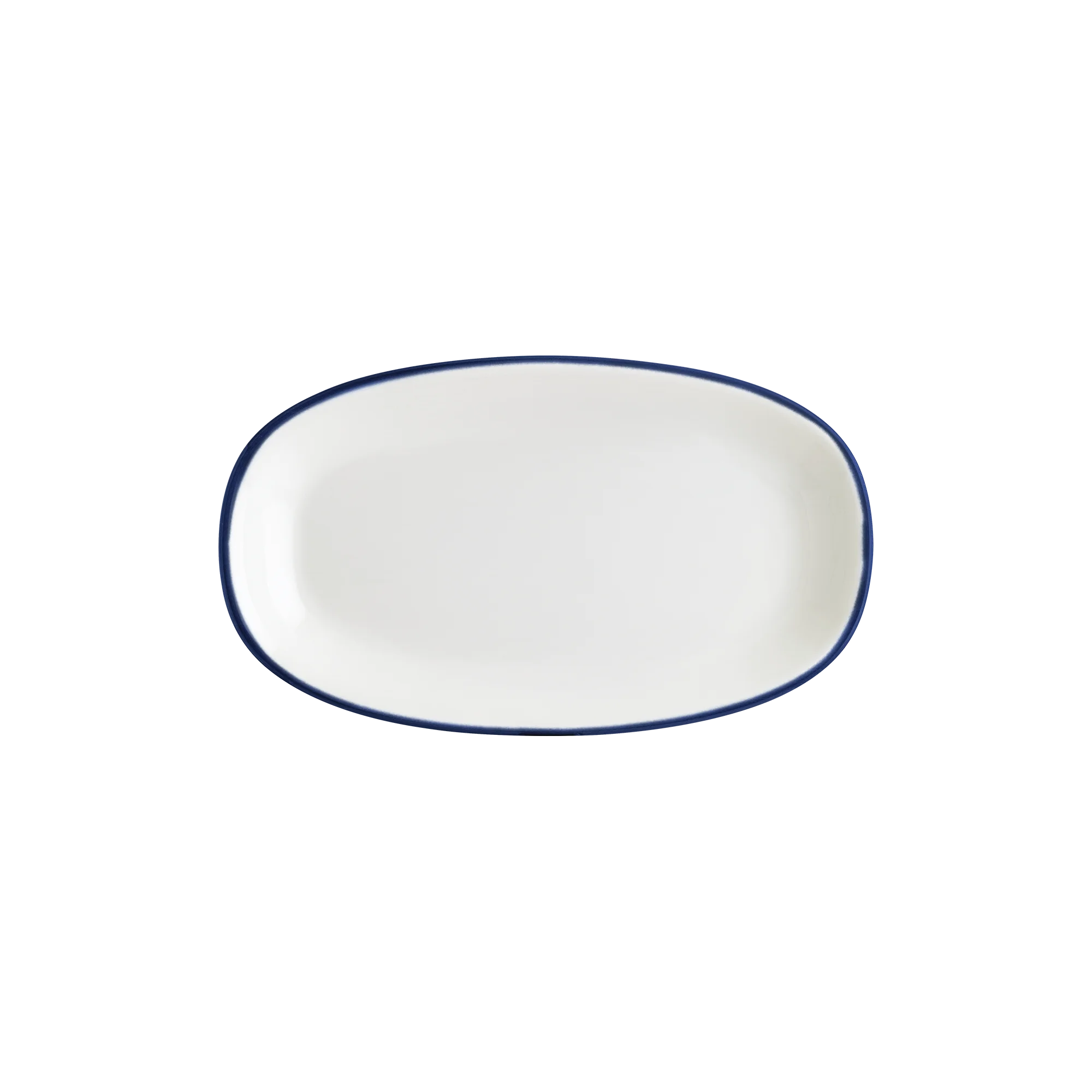 Linea Blue Gourmet farfurie ovală — fotografia 3