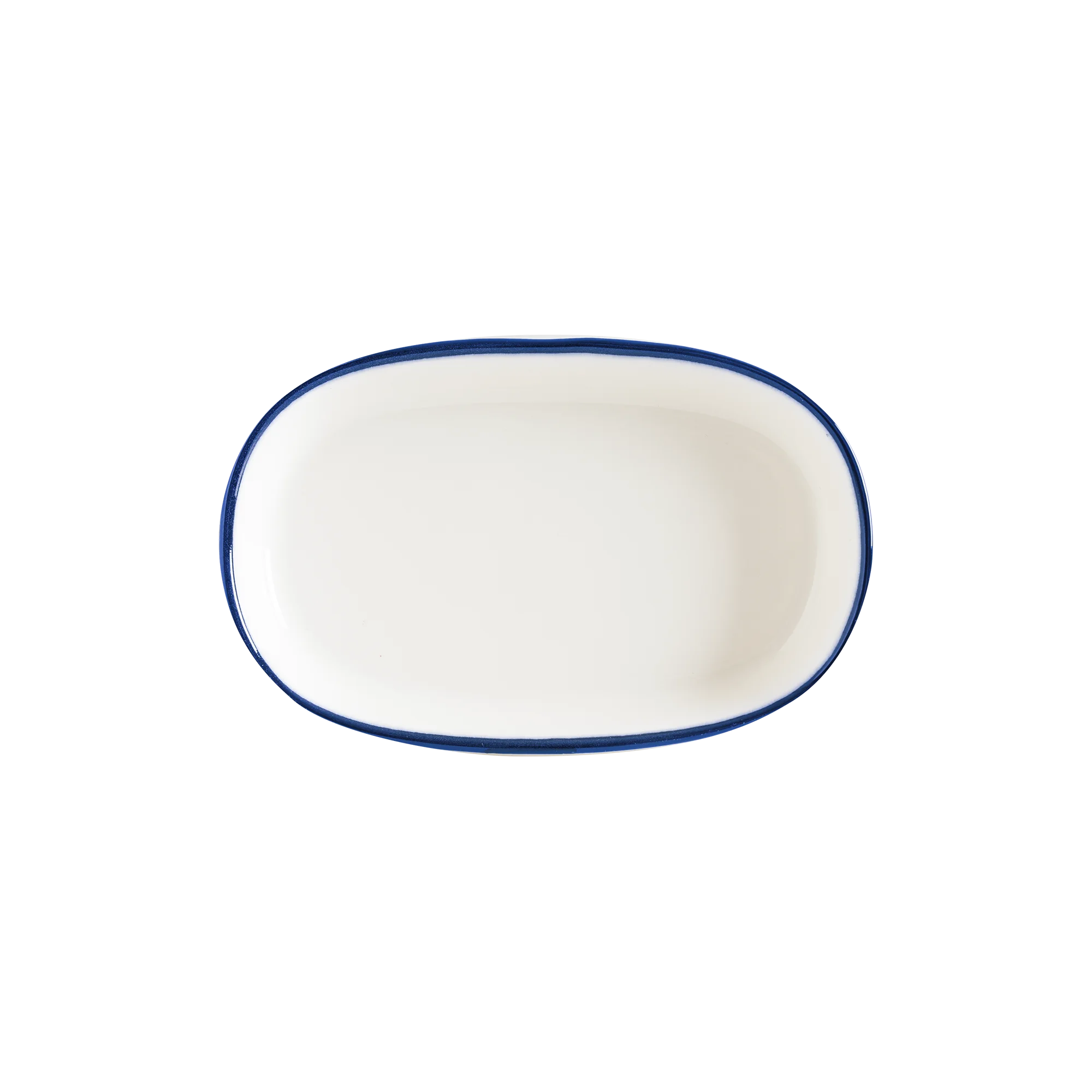 Linea Blue Hygge farfurie ovală