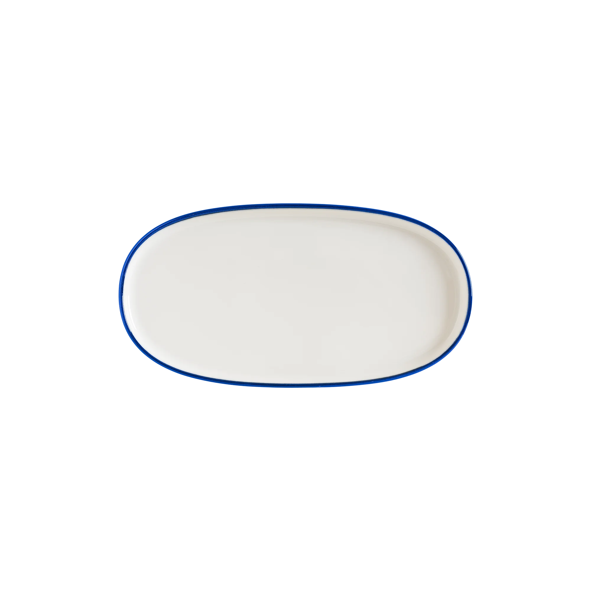 Linea Blue Hygge farfurie ovală — fotografia 4