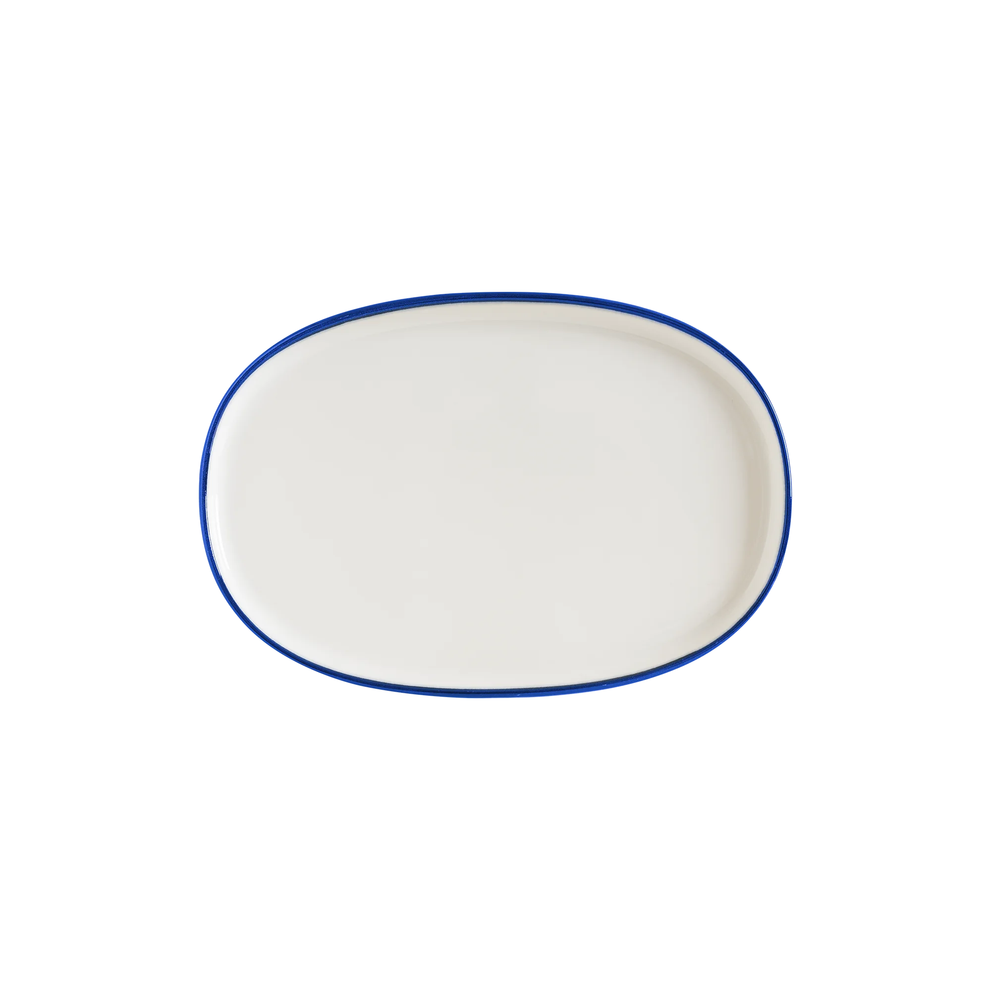 Linea Blue Hygge farfurie ovală — fotografia 5
