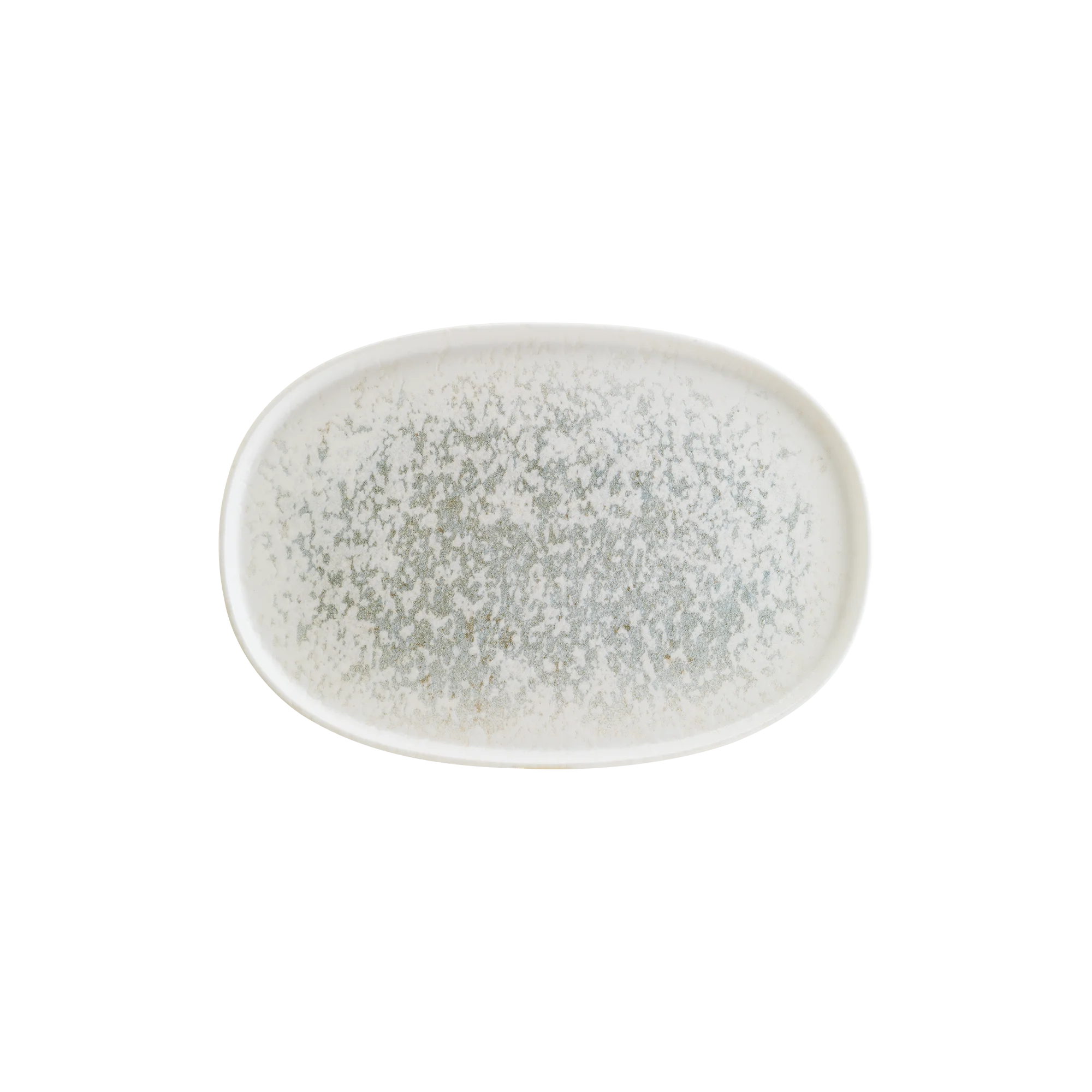 Lunar Ocean Blue platou oval