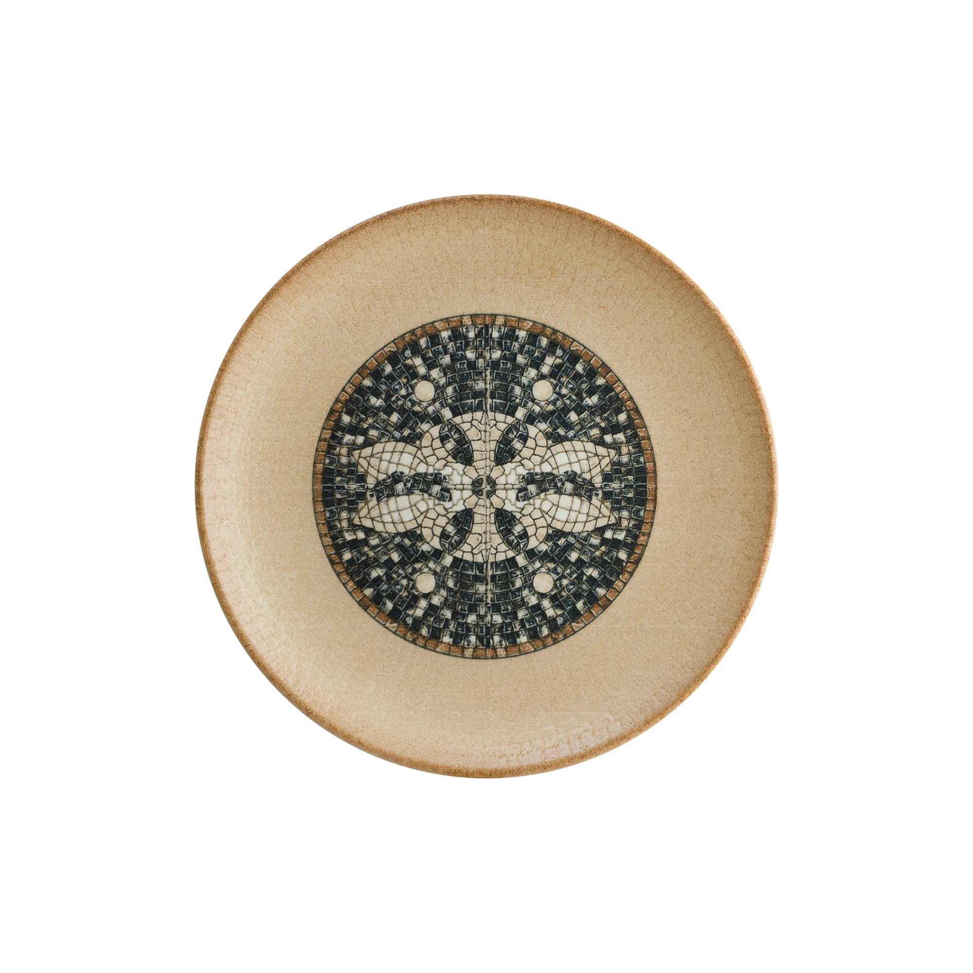 Mesopotamia Mosaic Wood Gourmet farfurie întinsă