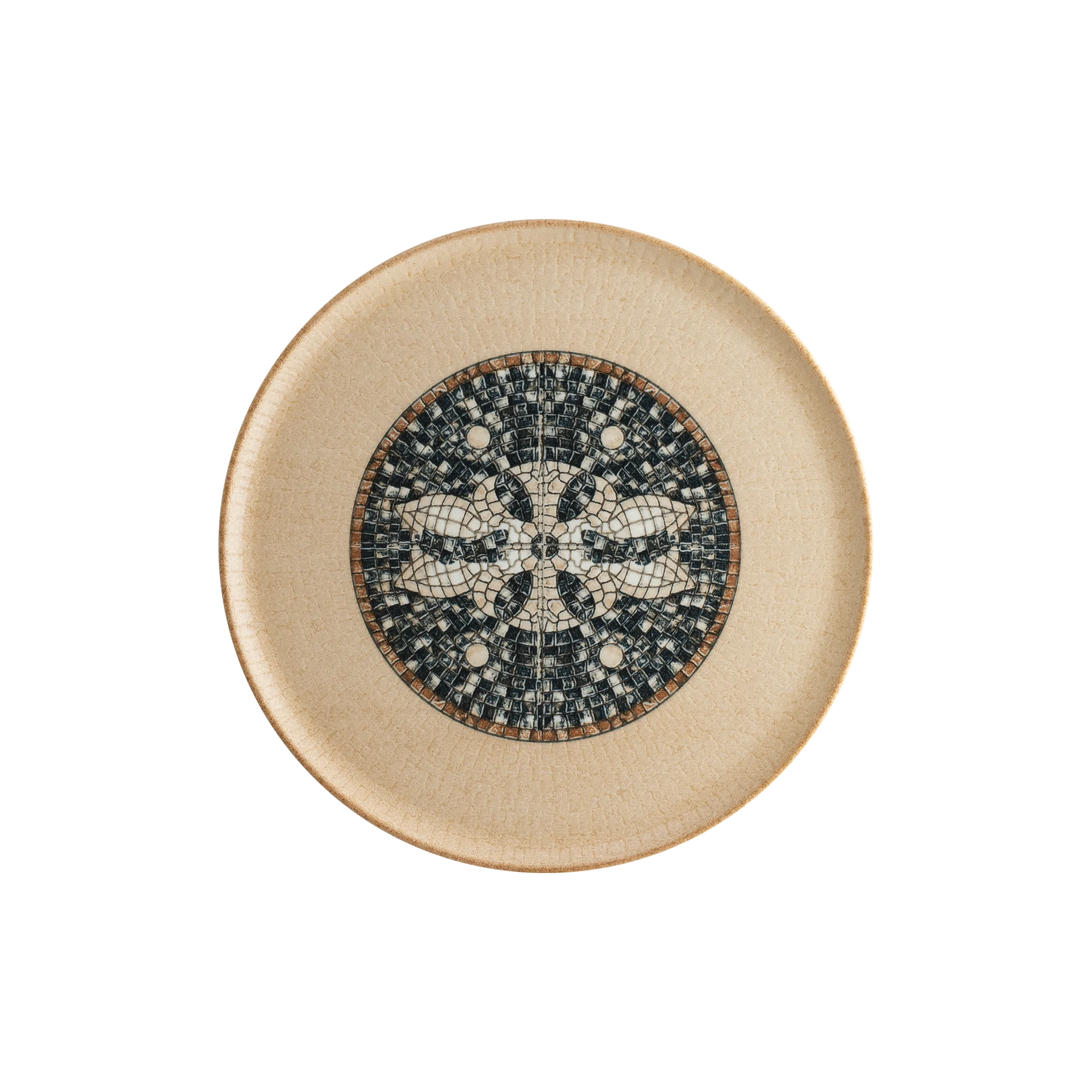 Mesopotamia Mosaic Wood Gourmet farfurie întinsă