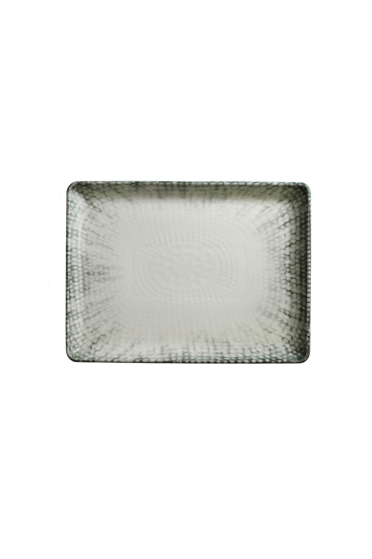 Kütahya Porselen Bone Tan 35x26cm.Flat Plate Iceberg